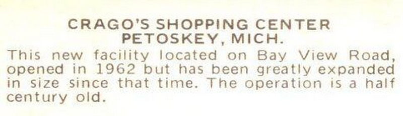 Cragos Shopping Center - Old Post Card